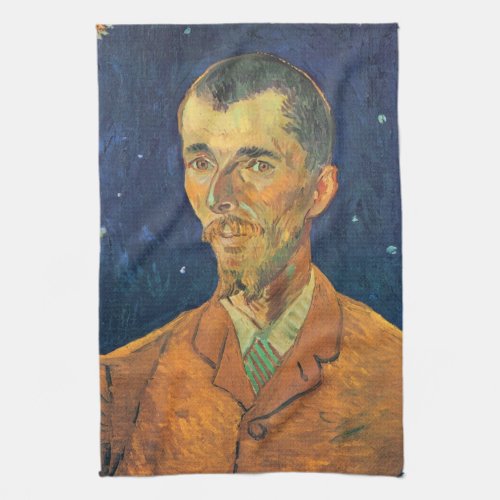 Portrait of Eugene Boch by Vincent van Gogh Kitchen Towel