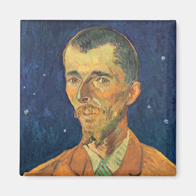 Portrait of Eugene Boch by Vincent van Gogh Magnet (Front)