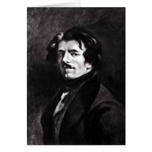 Portrait of Eugene Delacroix Cards (Front)