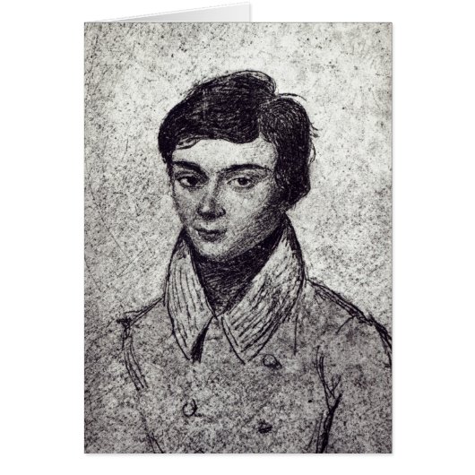 Portrait of Evariste Galois Cards (Front)