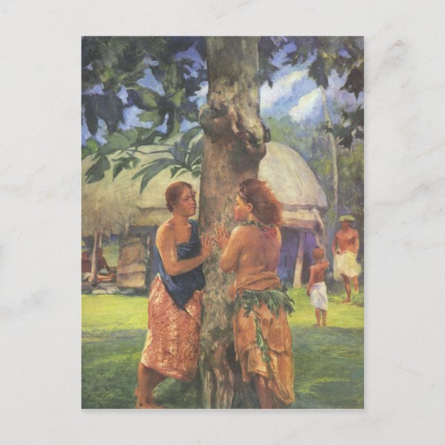 'Portrait of Faase' - John LaFarge Postcard (Front)