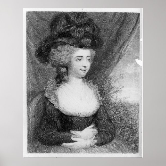Portrait of Fanny Burney   pub. by Henry Poster (Front)