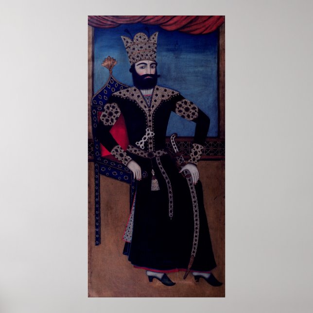Portrait of Fath-Ali, Shah of Iran , Poster (Front)