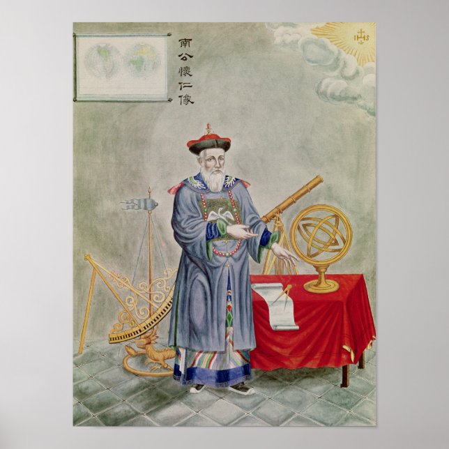 Portrait of Father Ferdinand Verbiest Poster (Front)