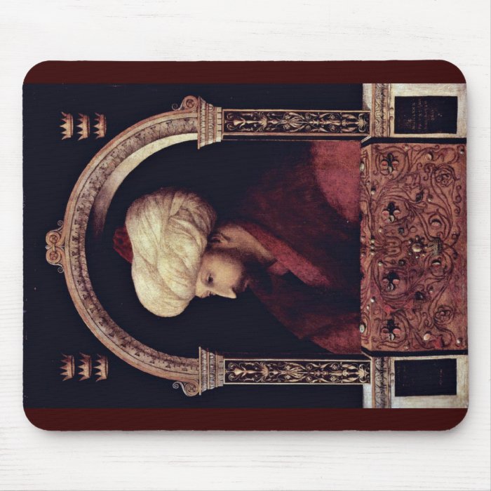 Portrait Of Fatih Sultan Mehmed Ii The Conqueror Mouse Pad