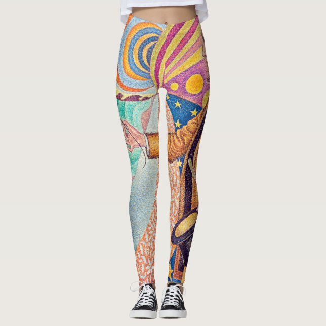 Portrait of Felix Feneon, Signac Leggings (Front)