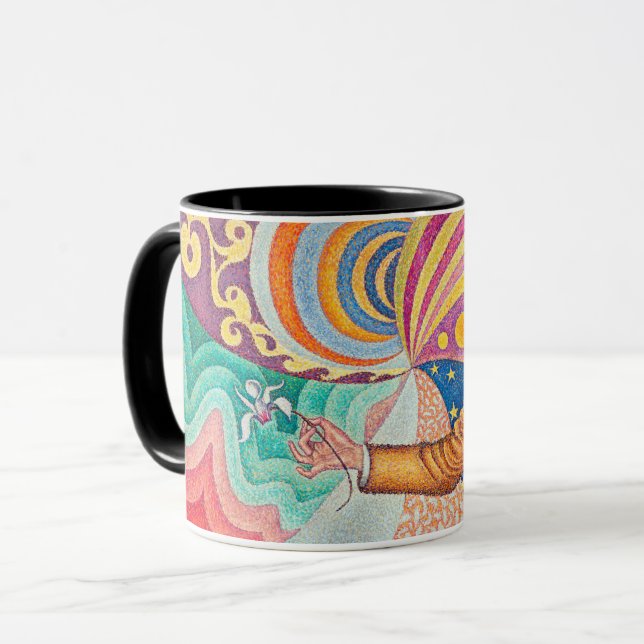 Portrait of Felix Feneon, Signac Mug (Front Left)