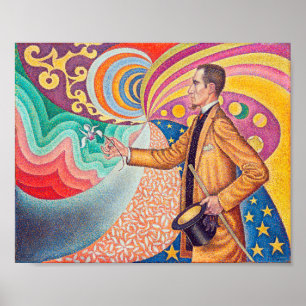 Portrait of Felix Feneon, Signac Poster