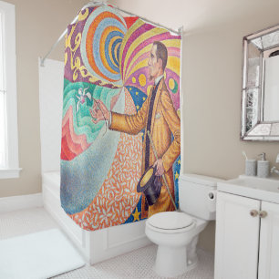 Portrait of Felix Feneon, Signac Shower Curtain