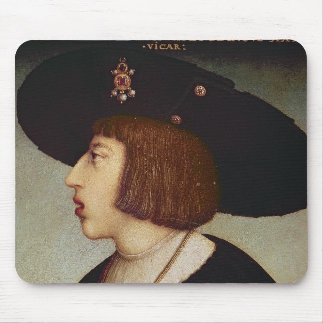Portrait of Ferdinand I, Holy Roman Emperor Mouse Pad (Front)