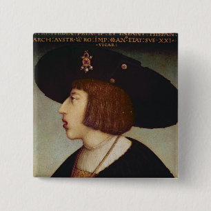 Portrait of Ferdinand I, Holy Roman Emperor Pinback Button