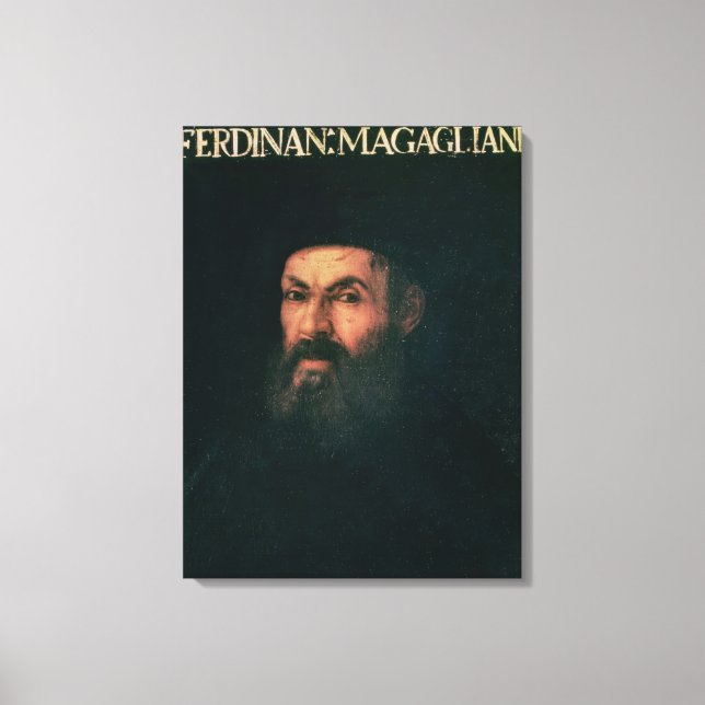 Portrait of Ferdinand Magellan Canvas Print (Front)