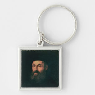 Portrait of Ferdinand Magellan Keychain