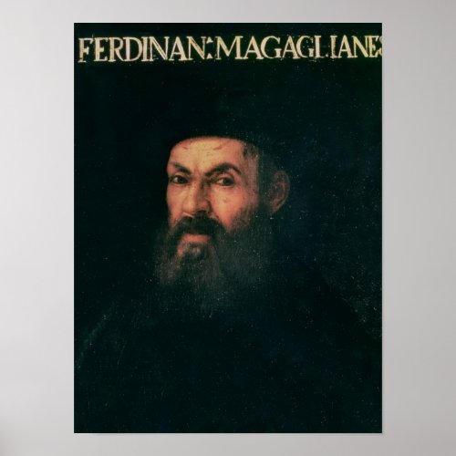Portrait of Ferdinand Magellan Poster