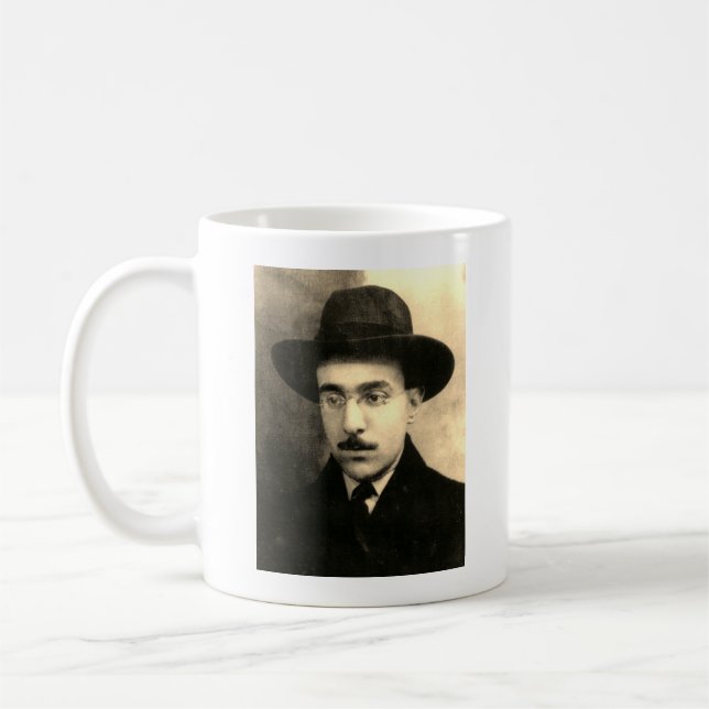 Portrait of Fernando Pessoa Coffee Mug (Left)