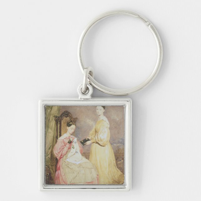 Portrait of Florence Nightingale  and her Keychain (Front)