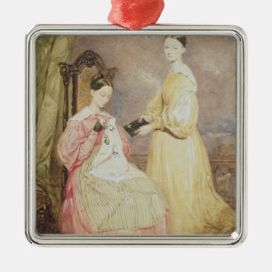 Portrait of Florence Nightingale  and her Metal Ornament