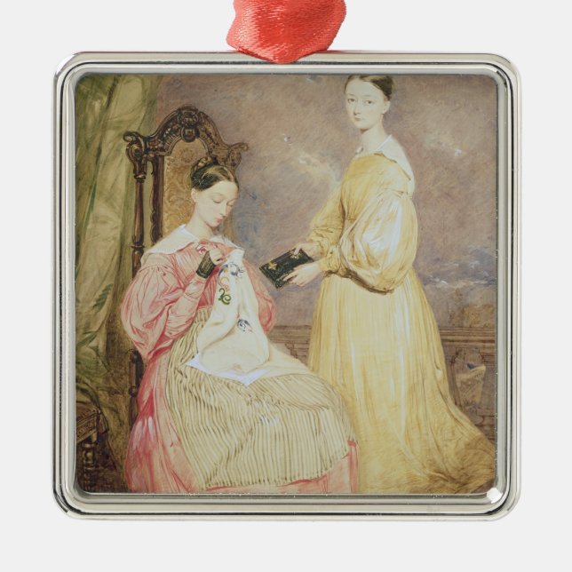 Portrait of Florence Nightingale  and her Metal Ornament (Front)