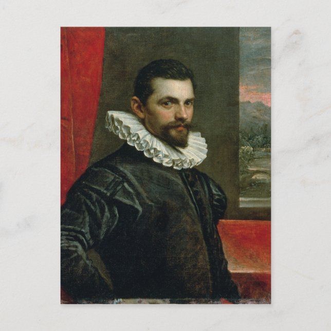 Portrait of Francesco Bassano Postcard (Front)