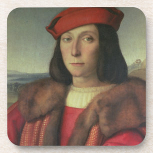 Portrait of Francesco della Rovere, Duke of Urbino Beverage Coaster