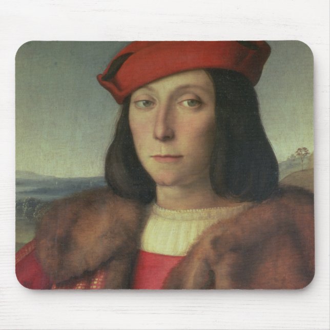 Portrait of Francesco della Rovere, Duke of Urbino Mouse Pad (Front)