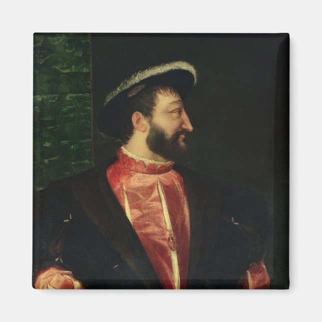 Portrait of Francis I  1538 Magnet (Front)