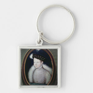 Portrait of Francis II  as Dauphin of France Keychain