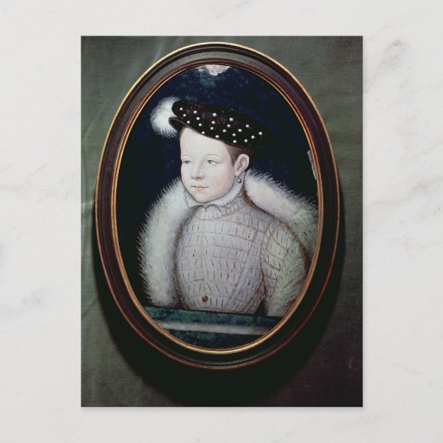 Portrait of Francis II  as Dauphin of France Postcard (Front)