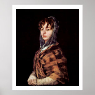 Portrait Of Francisca Sabasa Y Garcia Poster