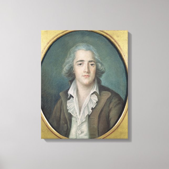 Portrait of Francois Rene Vicomte de 2 Canvas Print (Front)