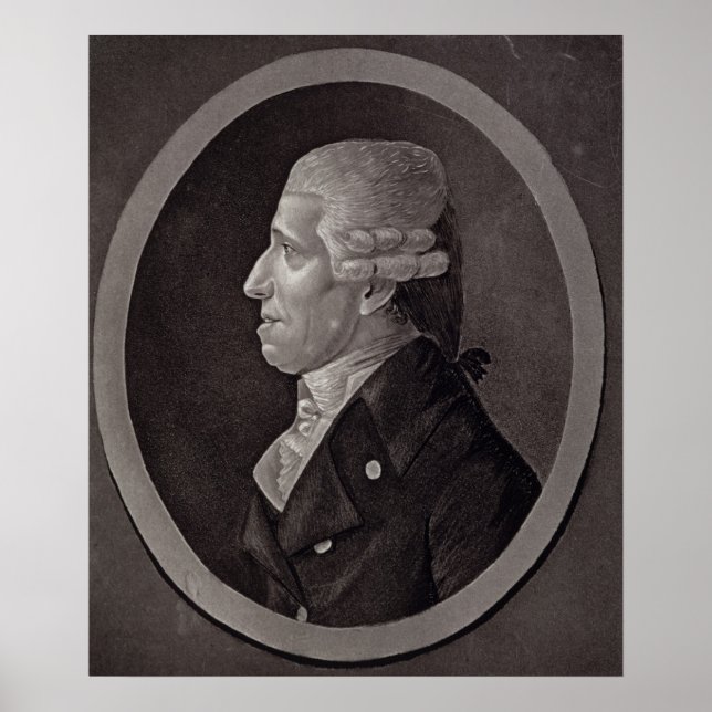 Portrait of Franz Joseph Haydn Poster (Front)