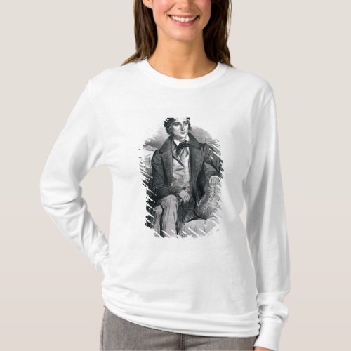 Portrait of Franz Liszt  August 1832 T_Shirt