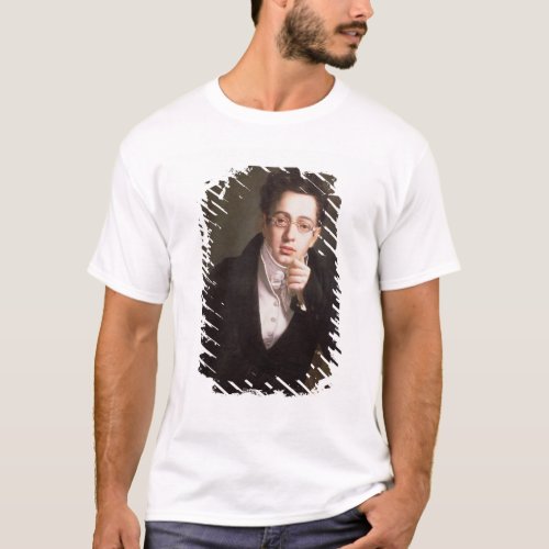 Portrait of Franz Schubert  Austrian composer T_Shirt