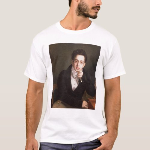 Portrait of Franz Schubert  Austrian composer T_Shirt