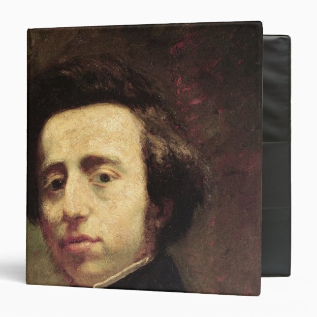 Portrait of Frederic Chopin 2 3 Ring Binder (Front/Inside)