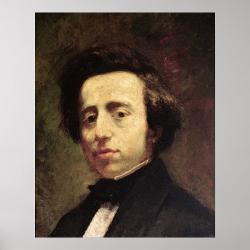 Portrait of Frederic Chopin 2 Poster