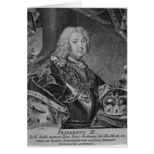 Portrait of Frederick III Cards (Front)