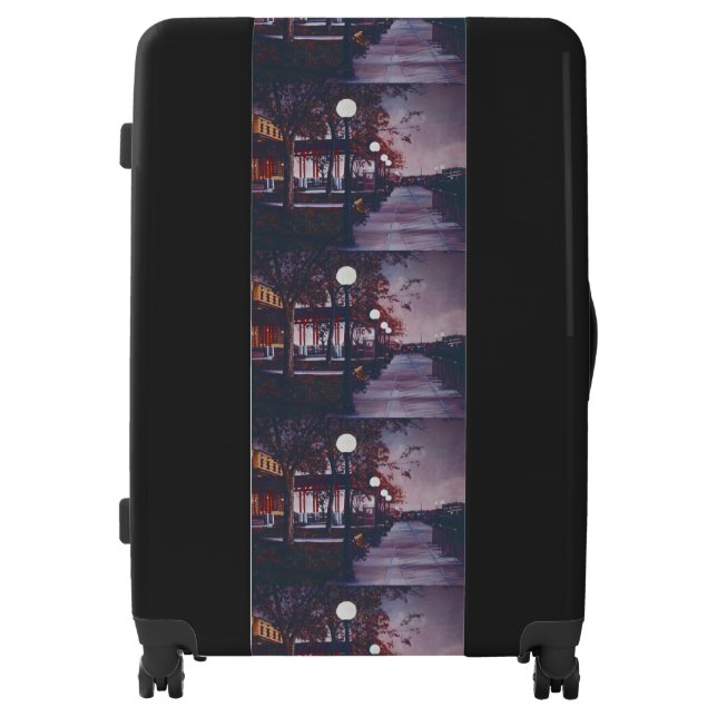 Portrait of Freedom Birthplace Luggage (Front)