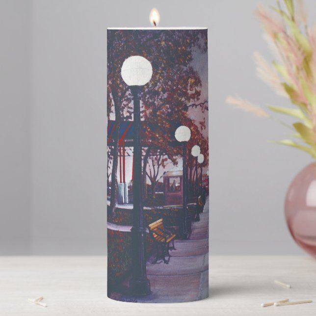 Portrait of Freedom Birthplace Pillar Candle (In Situ)