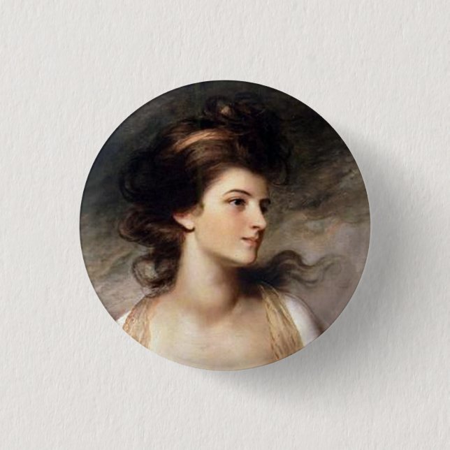 Portrait of French Lady Button (Front)