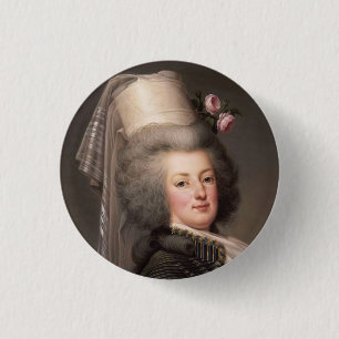Portrait of French Queen, Marie Antoinette Button