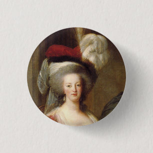 Portrait of French Queen, Marie Antoinette Pinback Button