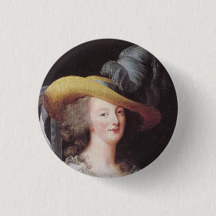 Portrait of French Queen, Marie Antoinette Pinback Button