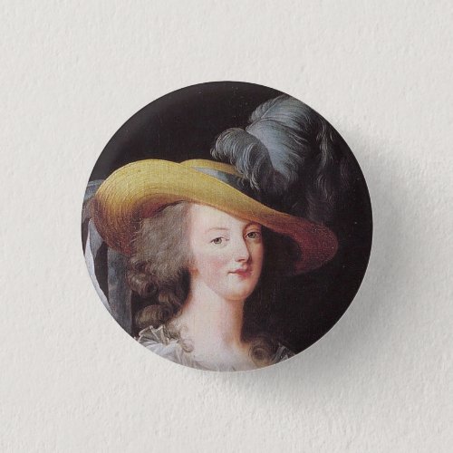 Portrait of French Queen Marie Antoinette Pinback Button
