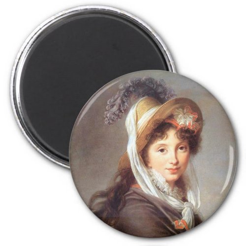 Portrait of French Revolutionary Lady Magnet