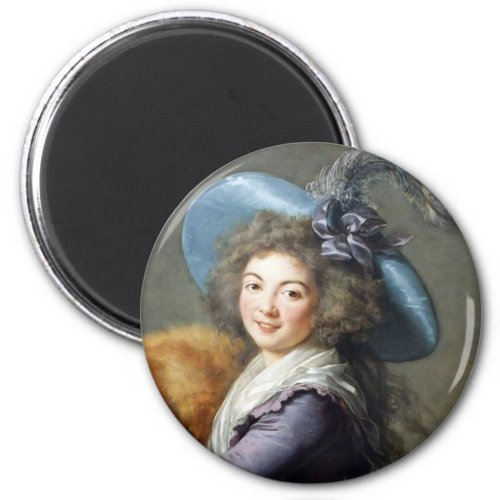 Portrait of French Revolutionary Lady Magnet