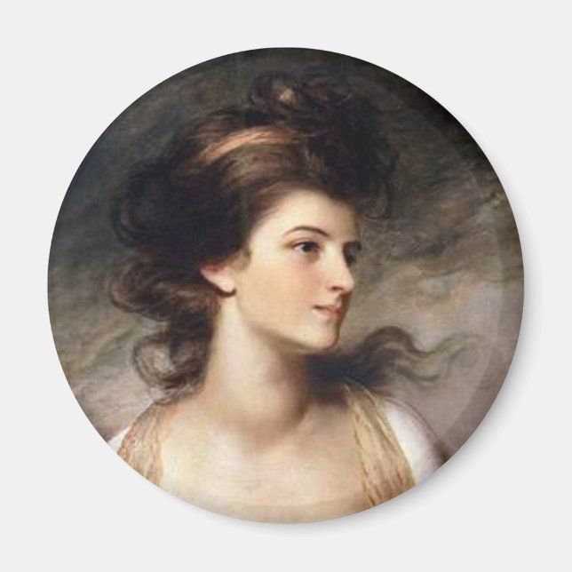 Portrait of French Revolutionary Lady Magnet (Front)