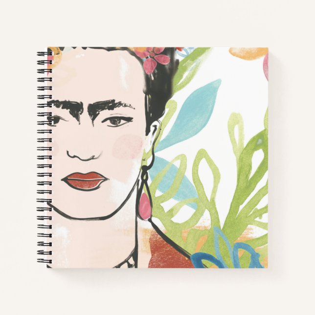 Portrait of Frida Kahlo Notebook (Front)