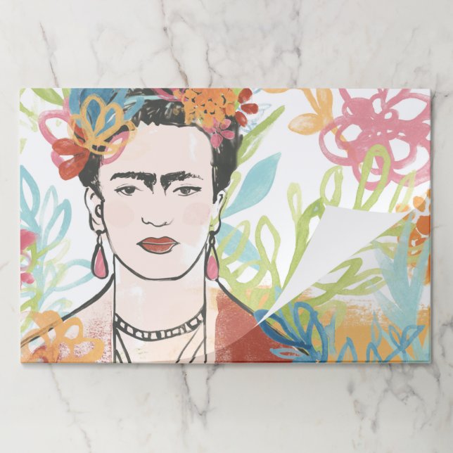 Portrait of Frida Kahlo Paper Pad (Folded)