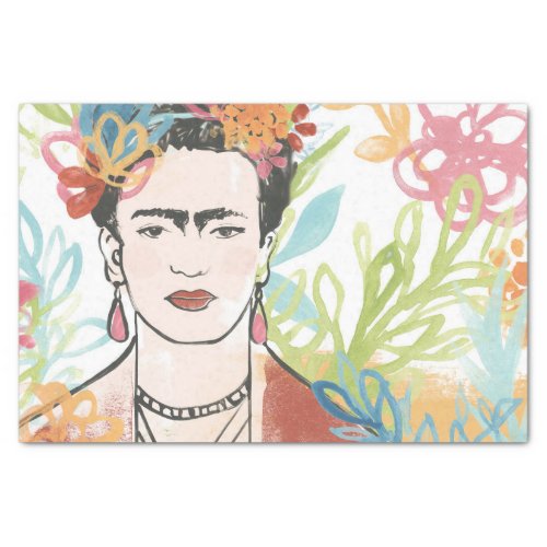 Portrait of Frida Kahlo Tissue Paper